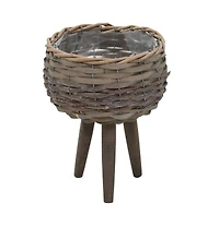 Planter 3 pcs Wicker with Pe Lining