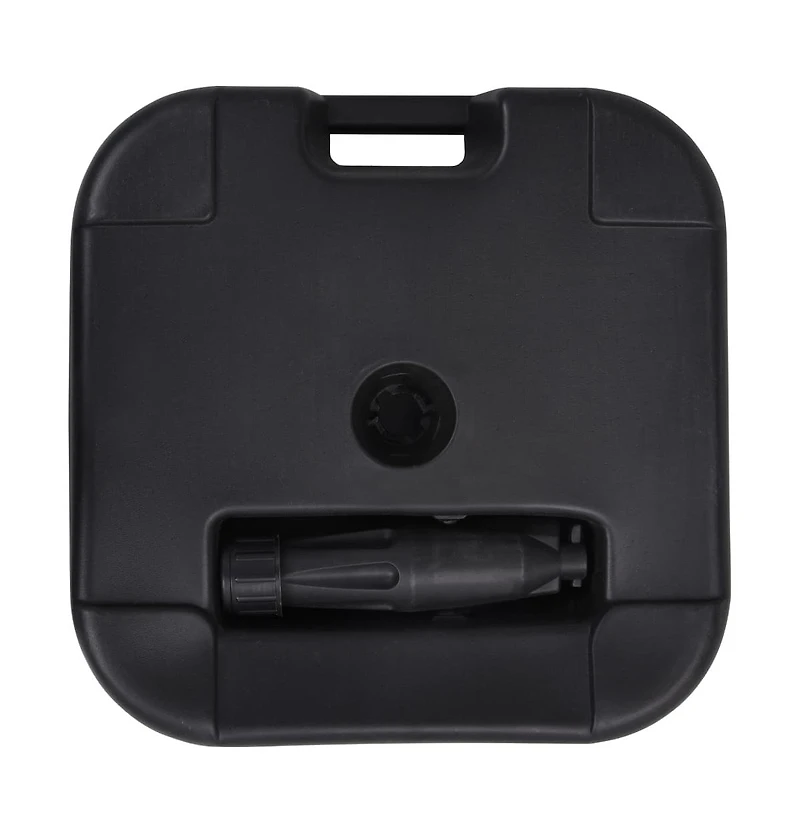vidaXL Umbrella Base Sand/Water Filled 6.3 gal Black