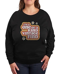 Hybrid Apparel Plus Vintage One of A Kind Graphic Crew Neck Top