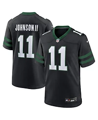 Nike Men's Jermaine Johnson Ii Legacy Black New York Jets Alternate Game Jersey