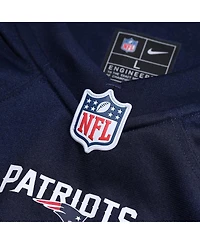 Nike Men's Christian Gonzalez Navy New England Patriots Team Game Jersey
