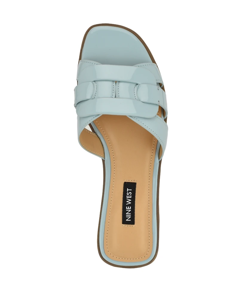 Nine West Women's Glorie Casual Flat Sandals