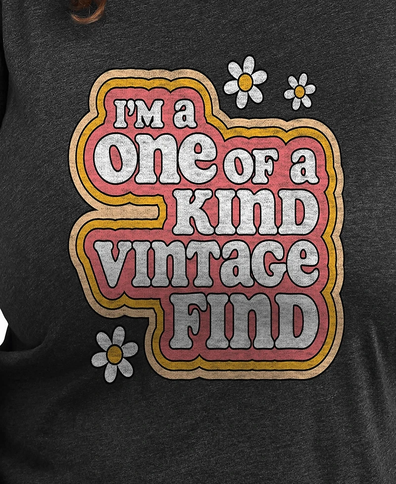 Hybrid Apparel Plus Trendy One of A Kind Graphic Crew Neck T-Shirt