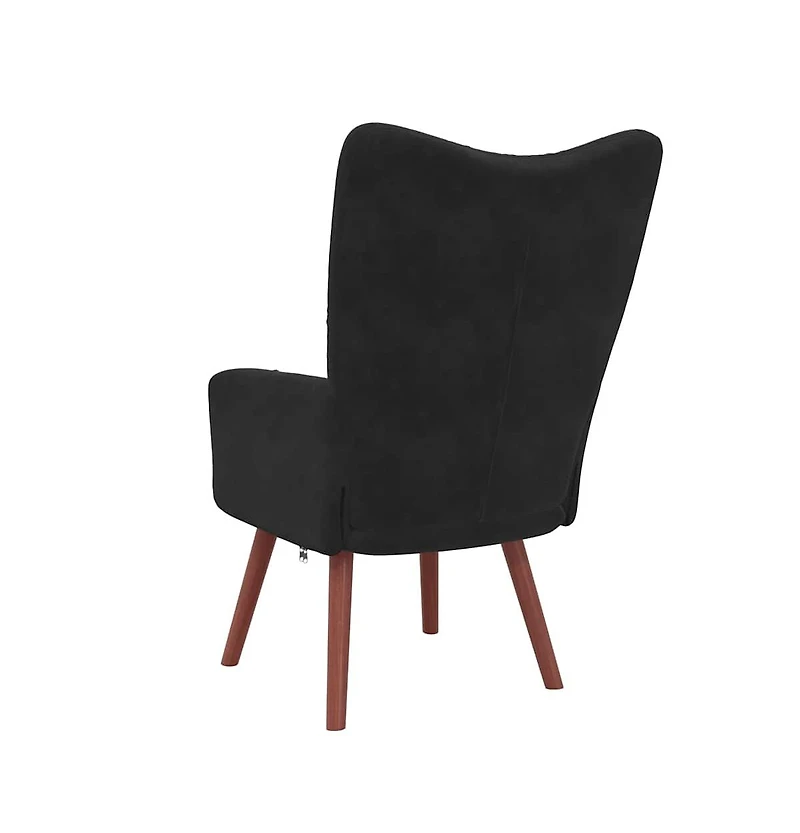 Relaxing Chair Black Velvet