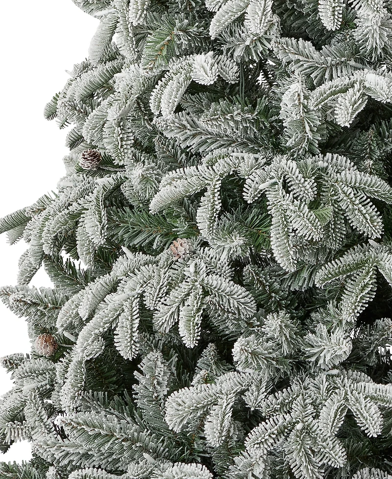 Seasonal 7.5ft Lexington Fir Lightly Dusted Tree, 500 Warm Led Lights