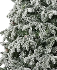 Seasonal 7.5ft Lexington Fir Lightly Dusted Tree, 500 Warm Led Lights