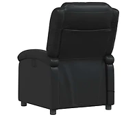 Massage Recliner Chair Black Faux Leather