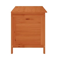 vidaXL Patio Storage Box 39"x19.5"x23" Solid Wood Fir