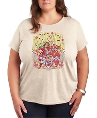 Hybrid Apparel Plus Marvel The Avengers Graphic Crew Neck Tee