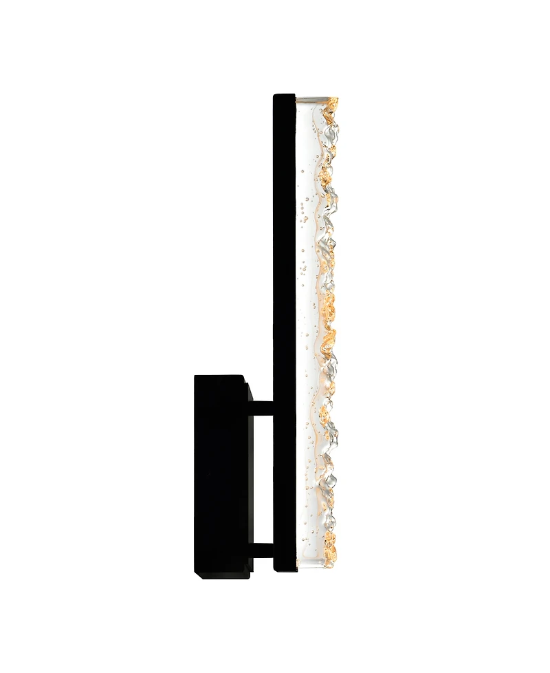 Cwi Lighting 16" Metal Stagger Integrated Led Wall Light