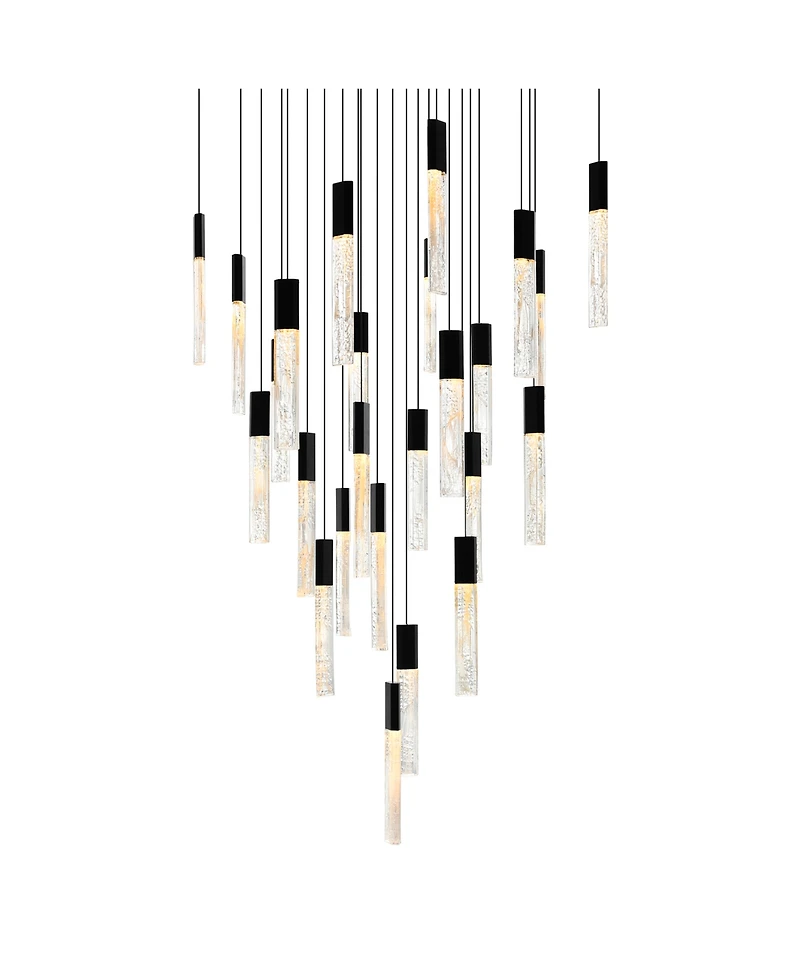 Cwi Lighting 16" Metal Greta Integrated Led Chandelier