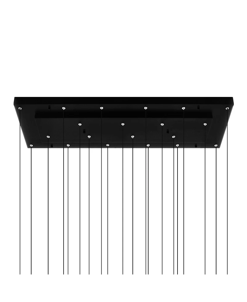 Cwi Lighting 5.5" Metal Stagger Integrated Led Chandelier