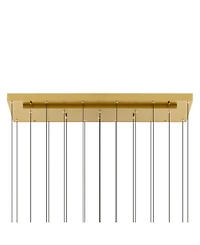 Cwi Lighting 5.5" Metal Stagger Integrated Led Chandelier