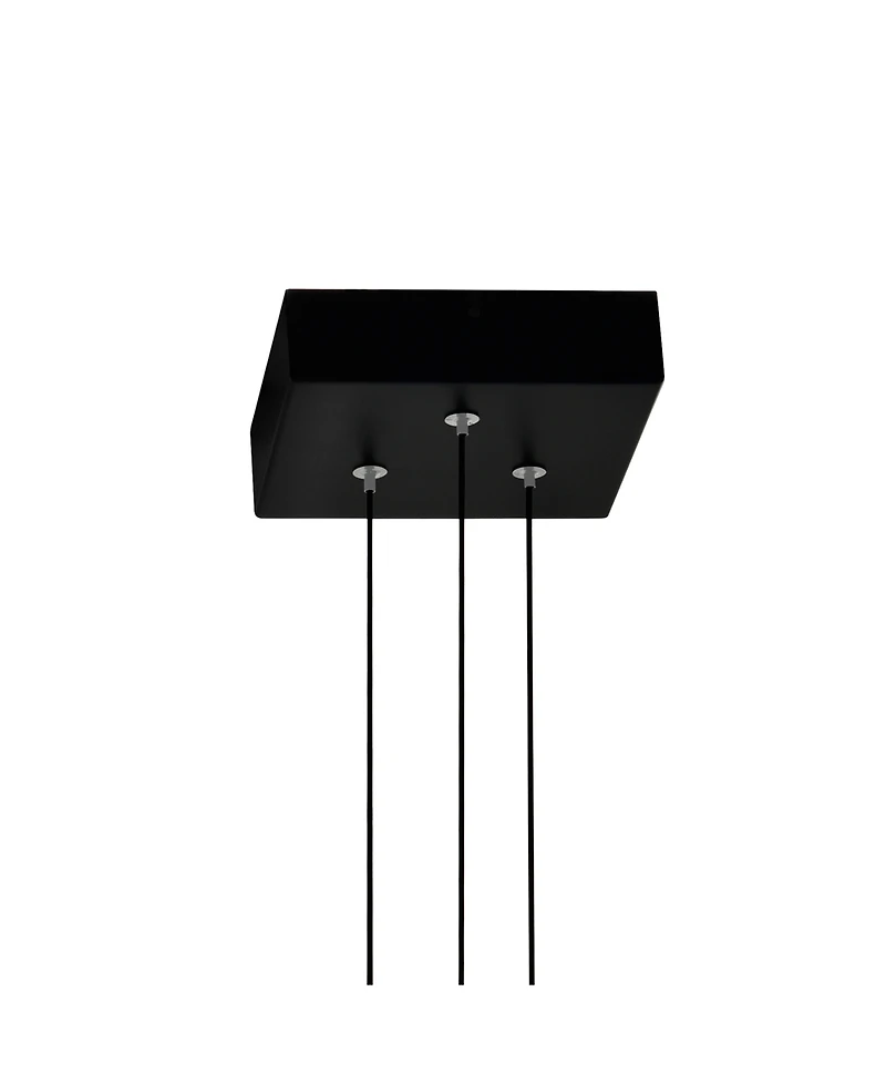 Cwi Lighting 24" Metal Stagger Integrated Led Mini Pendant