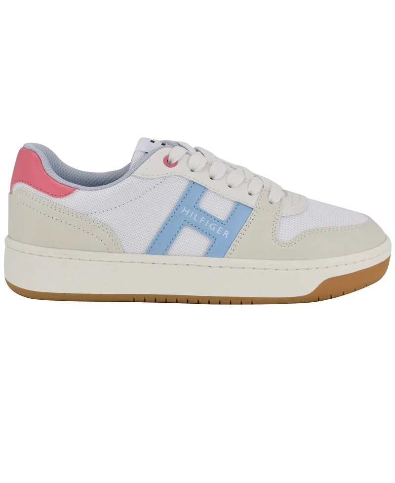 Tommy Hilfiger Women's Neenha Signature Logo Lace-Up Sneakers