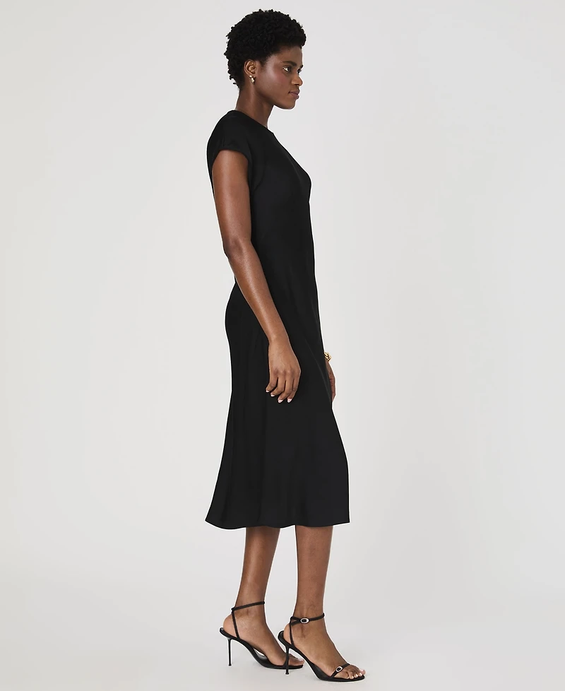 French Connection Women's Ennis Satin Column Midi Dress