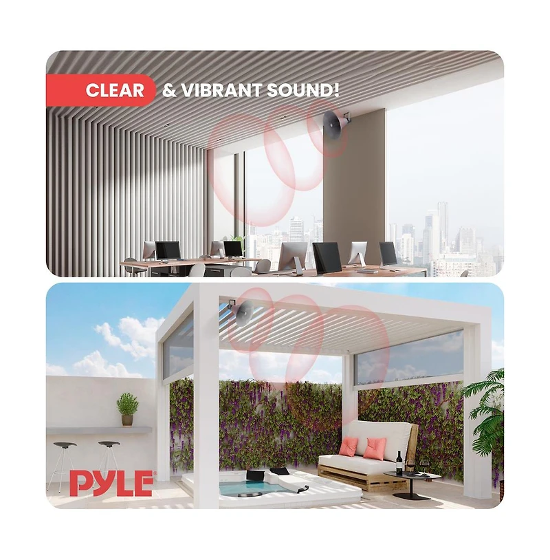 Pyle 19.5" Indoor/Outdoor Pa Horn Speaker with 100W Rms Power & 70V/100V Transformer