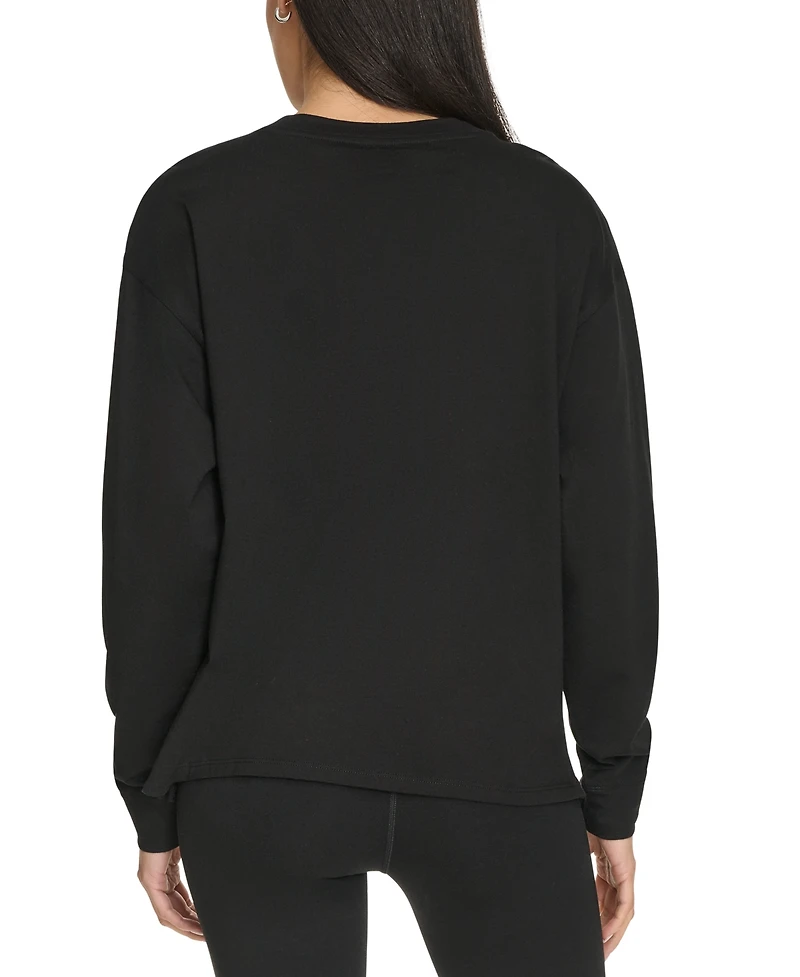 Calvin Klein Performance Women's Long-Sleeve Crewneck T-Shirt