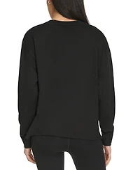 Calvin Klein Performance Women's Long-Sleeve Crewneck T-Shirt