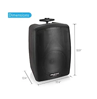 Pyle Bluetooth Portable Pa Speaker System - Compact Loudspeaker with Rechargeable Battery, MP3/Usb/Sd/Fm Radio & Wired Microphone