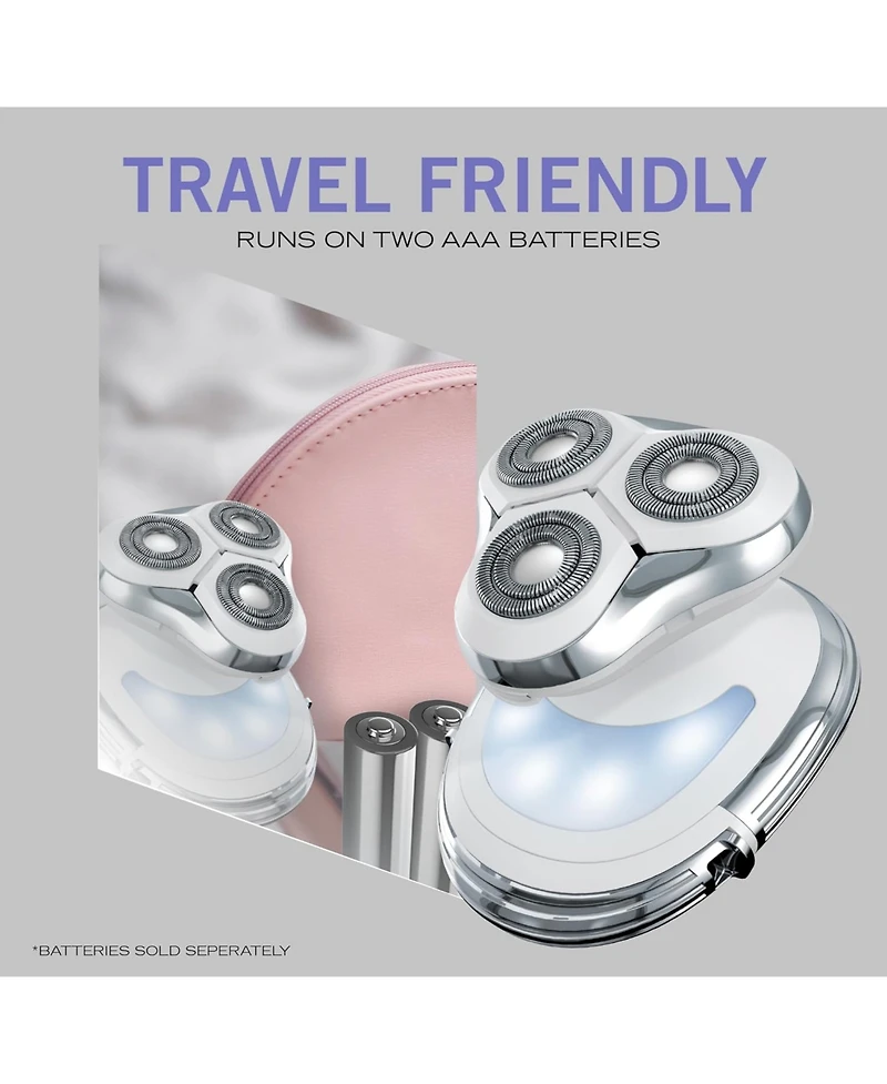 Ladies Handheld Shaver With Led Light