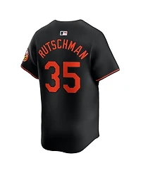 Nike Men's Adley Rutschman Black Baltimore Orioles Alternate Limited Player Jersey