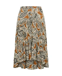 City Chic Plus Misha Print Skirt