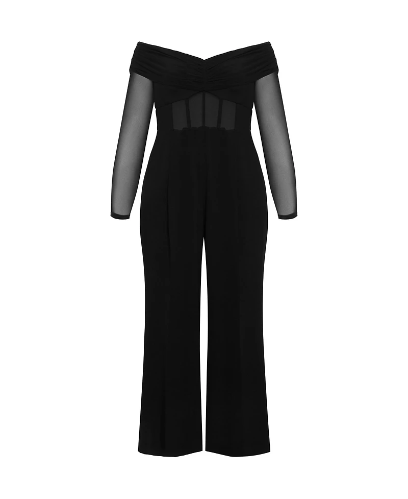 City Chic Plus Lana Jumpsuit