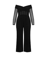 City Chic Plus Lana Jumpsuit