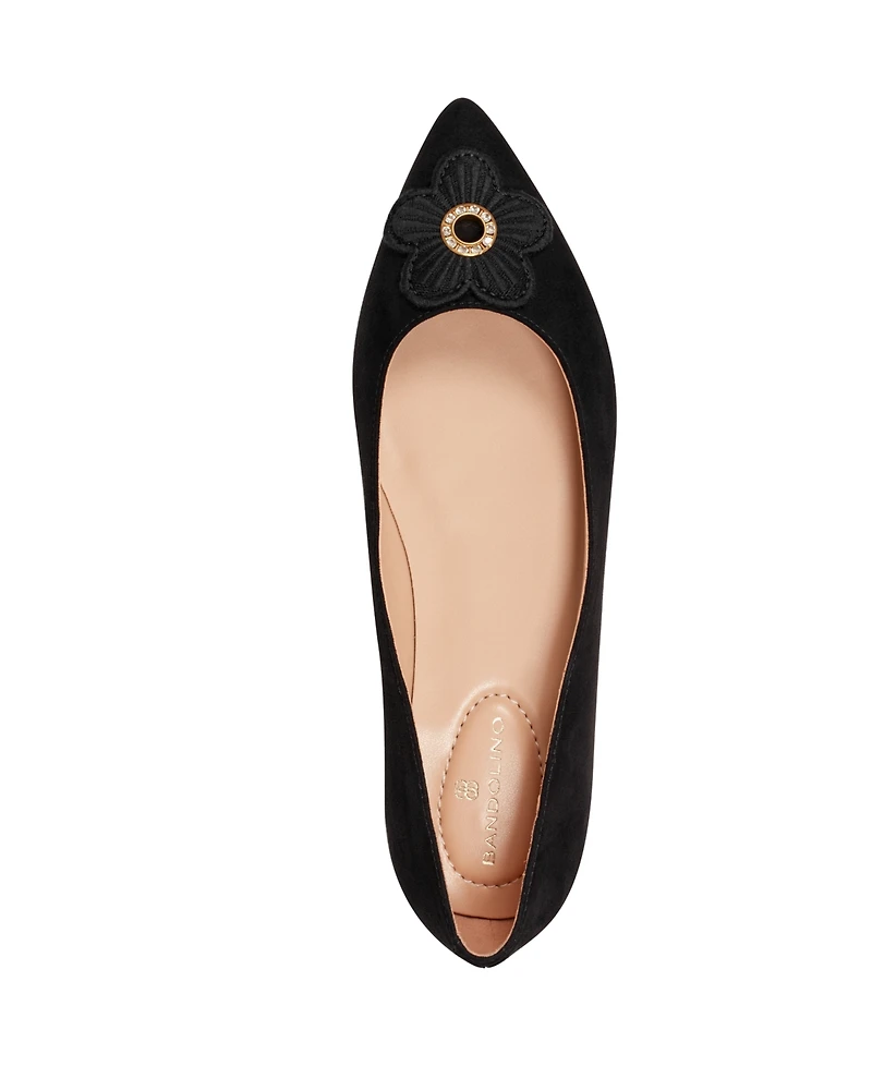 Bandolino Women's Starry Embellished Flower Slip-On Flats