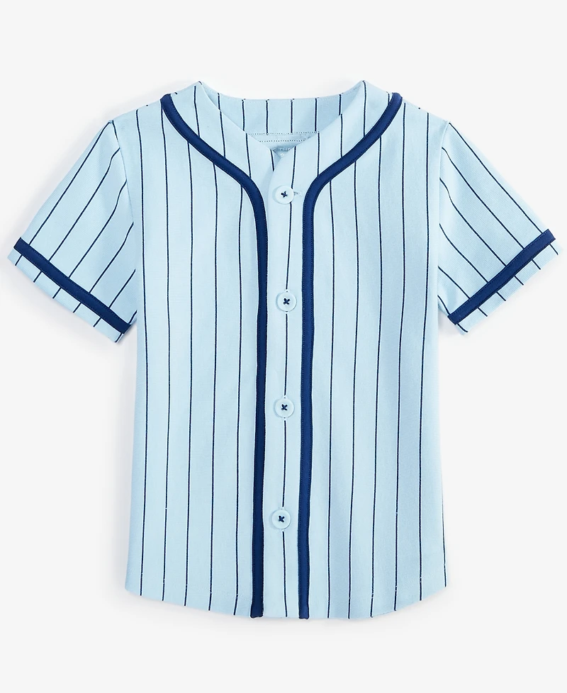 Epic Threads Toddler Boys 2T-4T Cotton Striped Baseball Jersey Shirt, Exclusively at Macy's