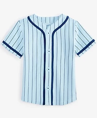 Epic Threads Toddler Boys 2T-4T Cotton Striped Baseball Jersey Shirt, Exclusively at Macy's