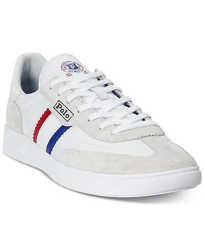 Polo Ralph Lauren Men's Bedford Suede-Paneled Sneaker