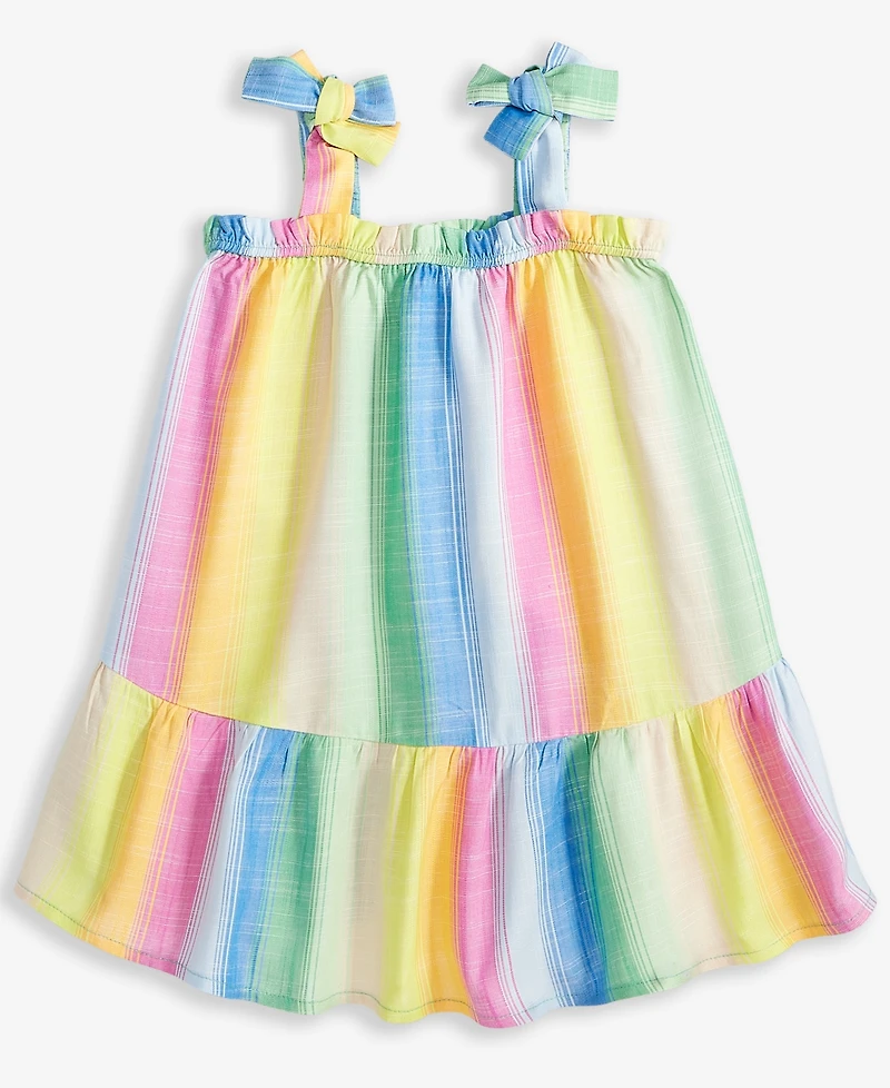 Epic Threads Toddler Girl Striped Bow Dress, Exclusively at Macy's