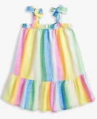 Epic Threads Toddler Girl Striped Bow Dress, Exclusively at Macy's