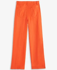 Epic Threads Little & Big Girls Twill Patch-Pocket Wide-Leg Pants, Exclusively at Macy's