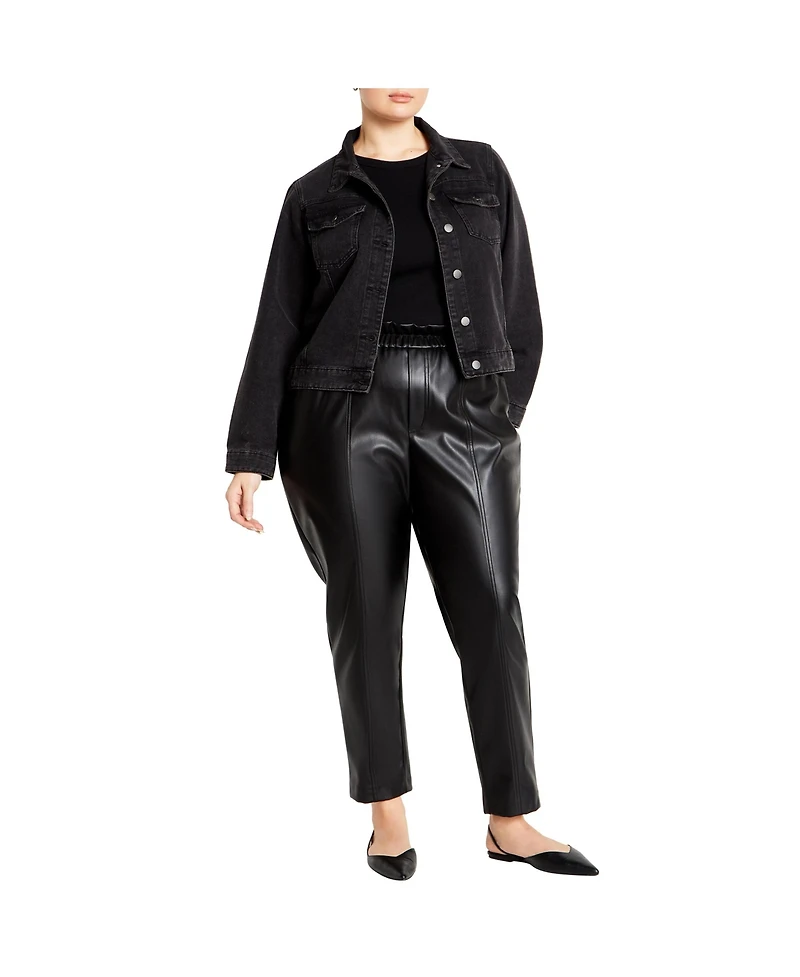 City Chic Plus Tia Denim Jacket