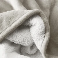 Bare Home Fleece Sherpa Throw Blanket