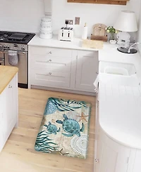 Laural Home Bay Turtles Anti-Fatigue Kitchen Mat, 20" x 30"