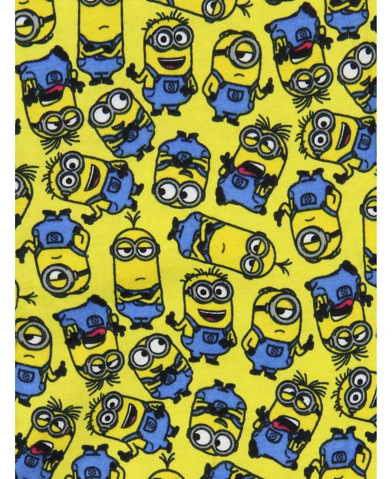 Despicable Me Big Boys Minions Crew Bob Stuart Phil Kevin Sleep Pajama Set