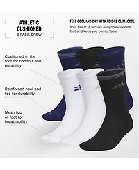 adidas Men's 6pk. Athletic Cushioned Crew Socks