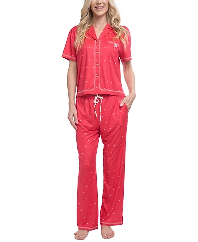 Ocean Pacific Women's Mild At Heart Printed Pajama Set