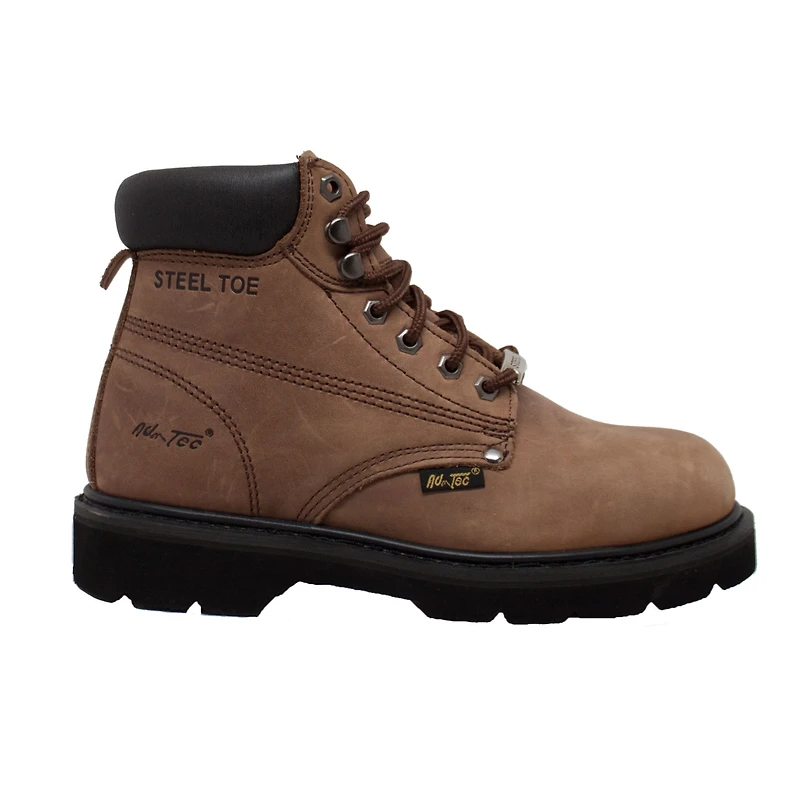 AdTec Men's 6" Steel Toe Work Boot