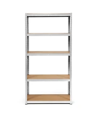 Gymax Adjustable 36''x72'' Heavy Duty 5 Level Garage Tool Shelf 2000lbs