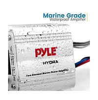 Pyle Double Din Marine Bluetooth Stereo Receiver with Dvd/Cd/MP3/Usb/Aux - Black