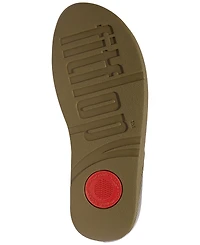 FitFlop Women's Halo Bead-Circle Metallic Toe-Post Sandals
