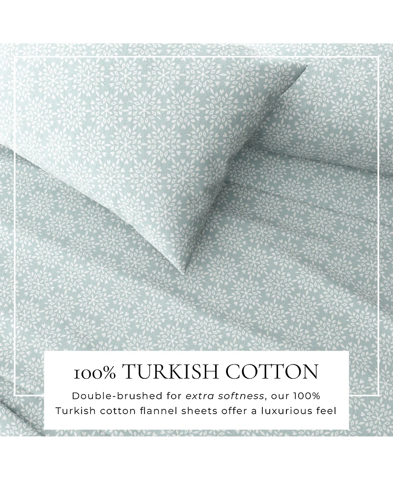 Linery & Co. 100% Turkish Cotton Winter Flannel Sheet Set