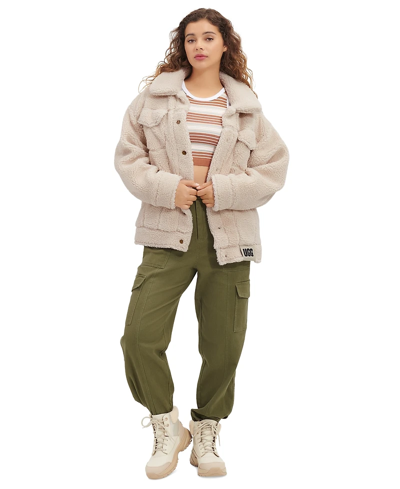 Ugg Women's Frankie Sherpa Fleece Trucker Jacket