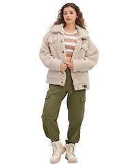 Ugg Women's Frankie Sherpa Fleece Trucker Jacket