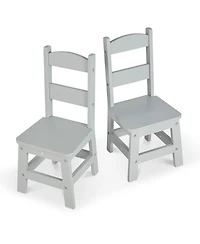 Melissa and Doug Wooden Chair Pair